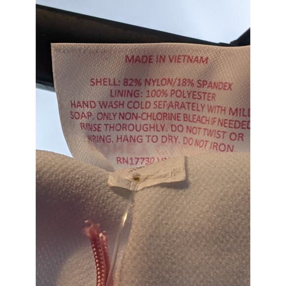 Stoney Clover Lane‎ Bikini Bottom Side Tie Gingham Blue White XS Swimsuit Heart - Picture 7 of 9